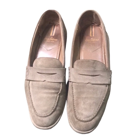 💥LAST CHANCE💥 Sam Edelman Beatrice Penny Loafer in Taupe Size 9 - Picture 7 of 9